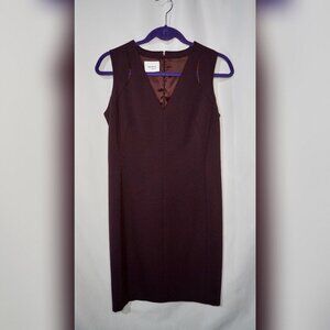 Akris Punto Purple Sleeveless Jersey Shift Dress - Size 8